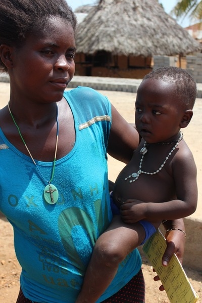 Mercy Hospital provides child nutritional care to Manguama village